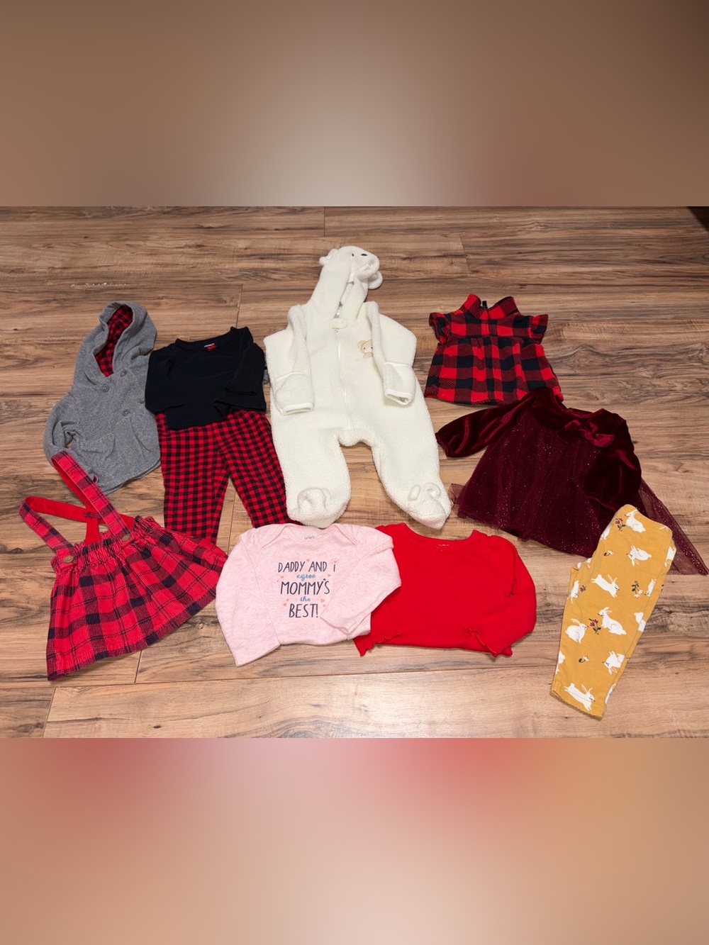 Baby Girl Winter Clothing Bundle Mixed Brands 6-9M